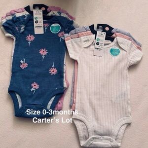 Carter's Child of Mine Baby Bodysuit, 3-Pack, LOT
